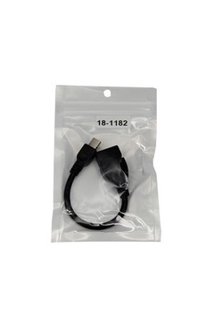 USB кабель OTG micro USB на USB шнур 0.15 м черный REXANT