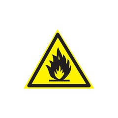Наклейка знак пожарной безопасности Rexant "Пожароопасно" 150х150х150 мм. арт. 55-0020 
