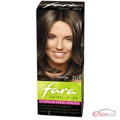 Крем-краска для волос, тон 304 Шоколад FARA Natural Colors 