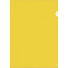 Папка-уголок А4 плотная желтая ПУ Е-310 арт. 12923 