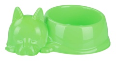 Миска для кошек "Барсик" 0,5л (зелёный)