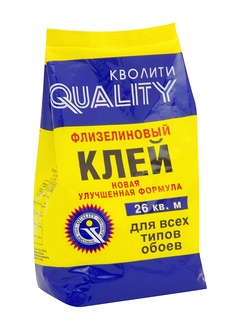Клей обойный "QUALITY" флизелиновый, (26 кв.м.), 200 г