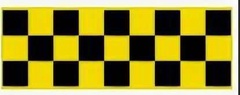 Наклейка автомобильная магнитная Golden Snail Такси арт. GS 9058 