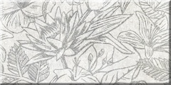 Плитка керамическая декор, ВК Jardin 1, сорт 1 серый 500х250х8 