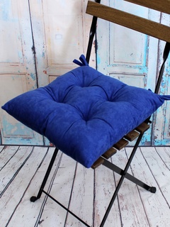 Подушка для сиденья синий 42Х42Х13 арт. 30-553 