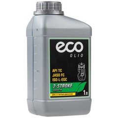 Масло моторное 2-х тактное ECO 1 л (JASO FC, API TC, ISO-L-EGC,)