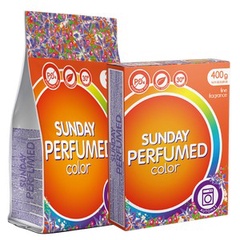 Стиральный порошок Sunday автомат для цветного perfumed 400 г (0,4*18*64) 