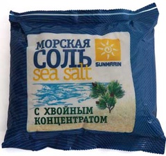 Соль косметическая морская природная с хвойным концентратом, 1 кг