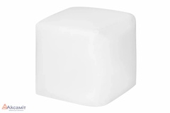 Пуфик "Куб" белый оксфорд 