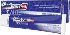 BLEND-A-MED Зубная паста 3D White Бережная мята 100мл