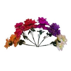 Цветы искусственные Ромашка в ассортименте 32 см 5 цветков арт. BY-700-44 