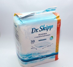 Пеленки для детей Dr.Skipp Soft Line 60х60 30шт 