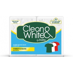 Duru Clean and White мыло хозяйственное твердое 2*125г