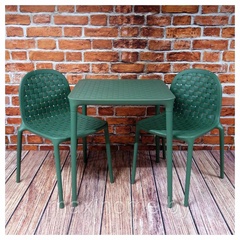 Набор мебели для улицы ПОРТО пластик зеленый 3 предмета арт. 984069 